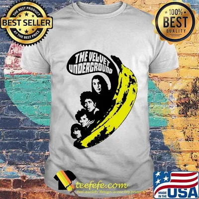 The velvet underground band members banana shirt