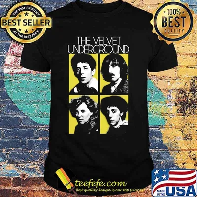 The velvet underground band members shirt