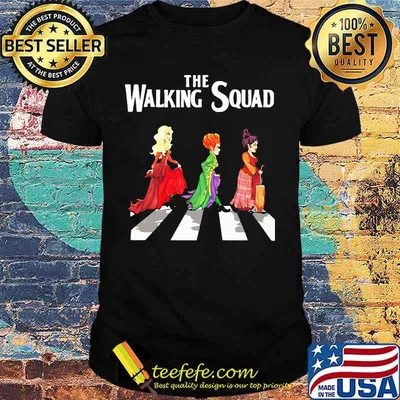 The walking squad hocus pocus crossing the line shirt