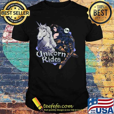 The witch Yennefer Unicorn Rides shirt