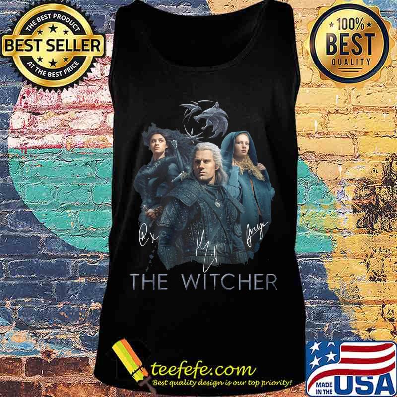 The witcher movie characters signatures s Tank top The witcher movie characters signatures s Tank top