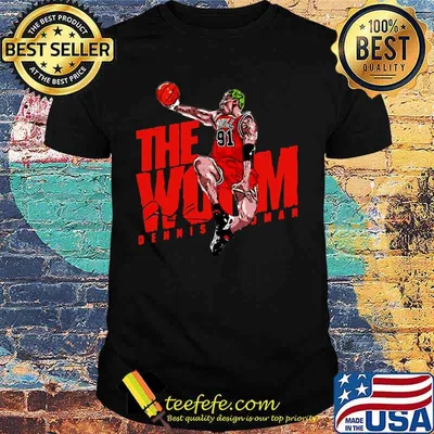 The worm dennis roman 91 chicago bulls basketball signature shirt