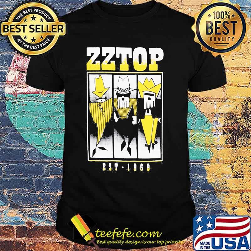 The zz top band members est 1969 shirt