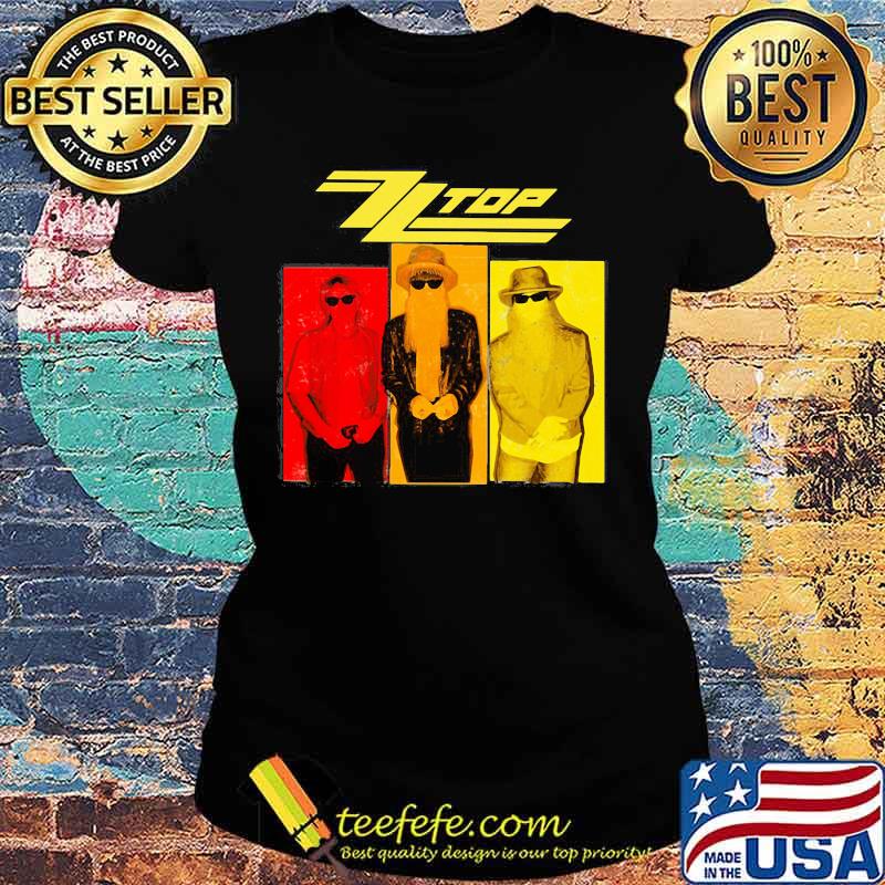 The zz top band members s Ladies tee The zz top band members s Ladies tee