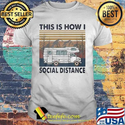 THIS IS HOW I SOCIAL DISTANCE FLOAT VINTAGE RETRO SHIRT