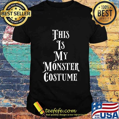 This Is My Monster Costume For Men and Women - Halloween Premium T-Shirt