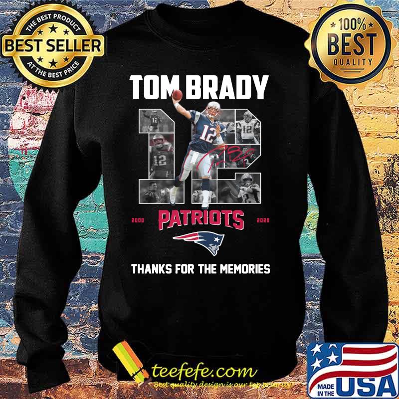 Tom brady 12 new england patriots football team 2000 2020 super bowl champion thank you for the memories signature s Sweater Tom brady 12 new england patriots football team 2000 2020 super bowl champion thank you for the memories signature s Sweater
