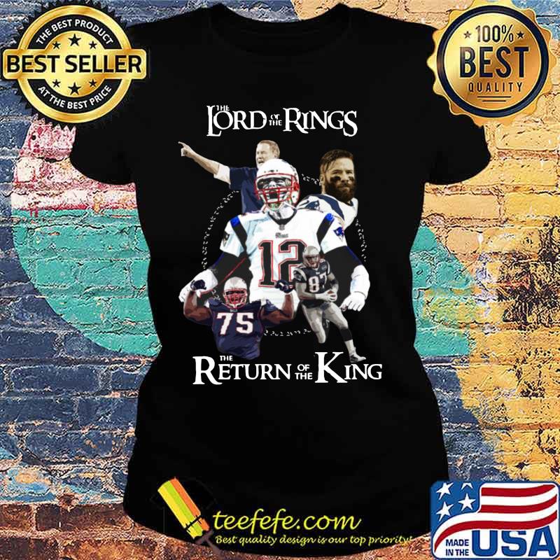 Tom brady 12 the lord of the rings the return of the king s Ladies tee Tom brady 12 the lord of the rings the return of the king s Ladies tee