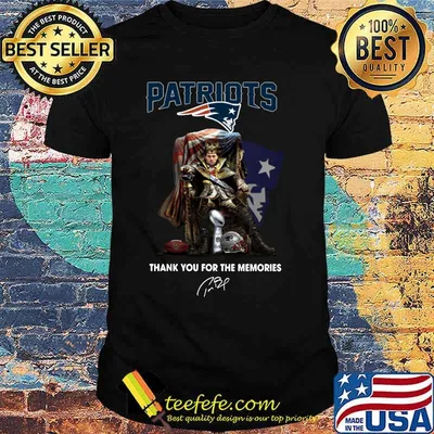 Tom brady king new england patriots thank you for the memories signature shirt