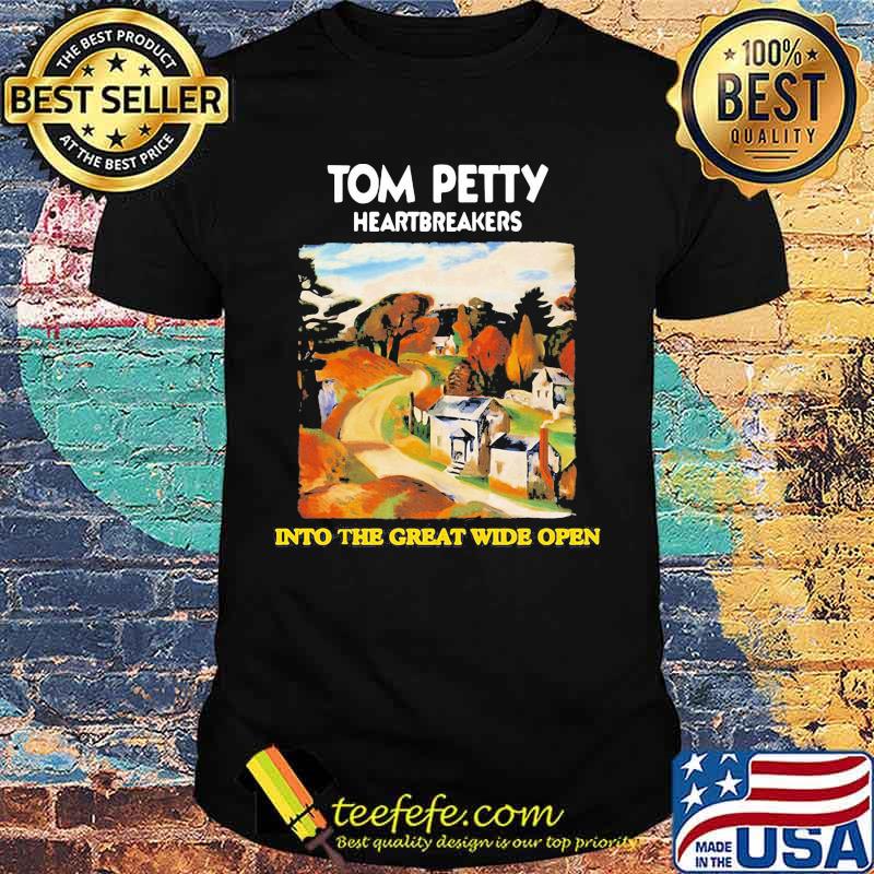 Tom petty and the heartbreakers into the great wide open shirt