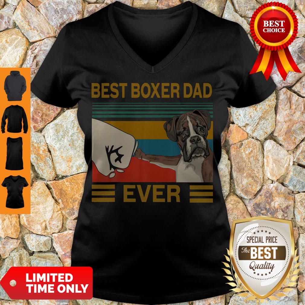 Top Bear Boxer Dad Ever Vintage Shirt