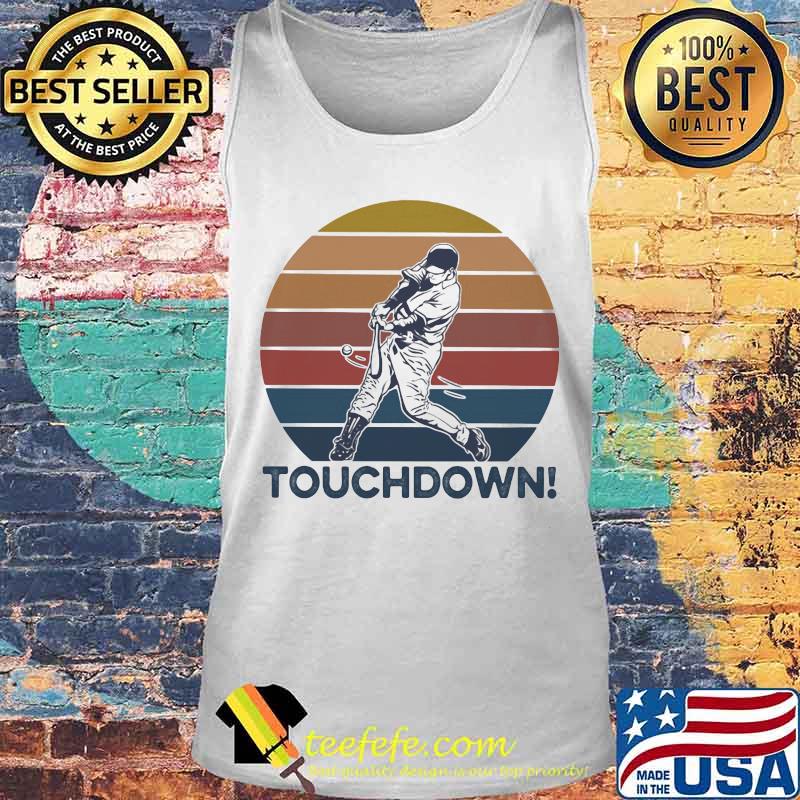 TOUCH DOWN! SOFT BALL VINTAGE RETRO SHIRT Tank top TOUCH DOWN! SOFT BALL VINTAGE RETRO SHIRT Tank top