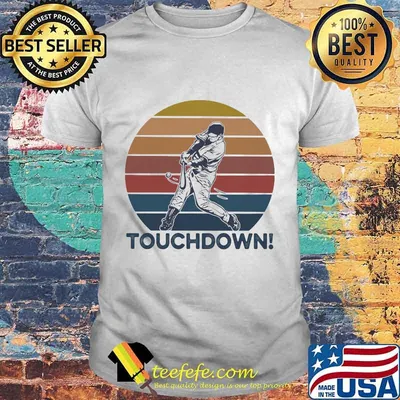 TOUCH DOWN! SOFT BALL VINTAGE RETRO SHIRT