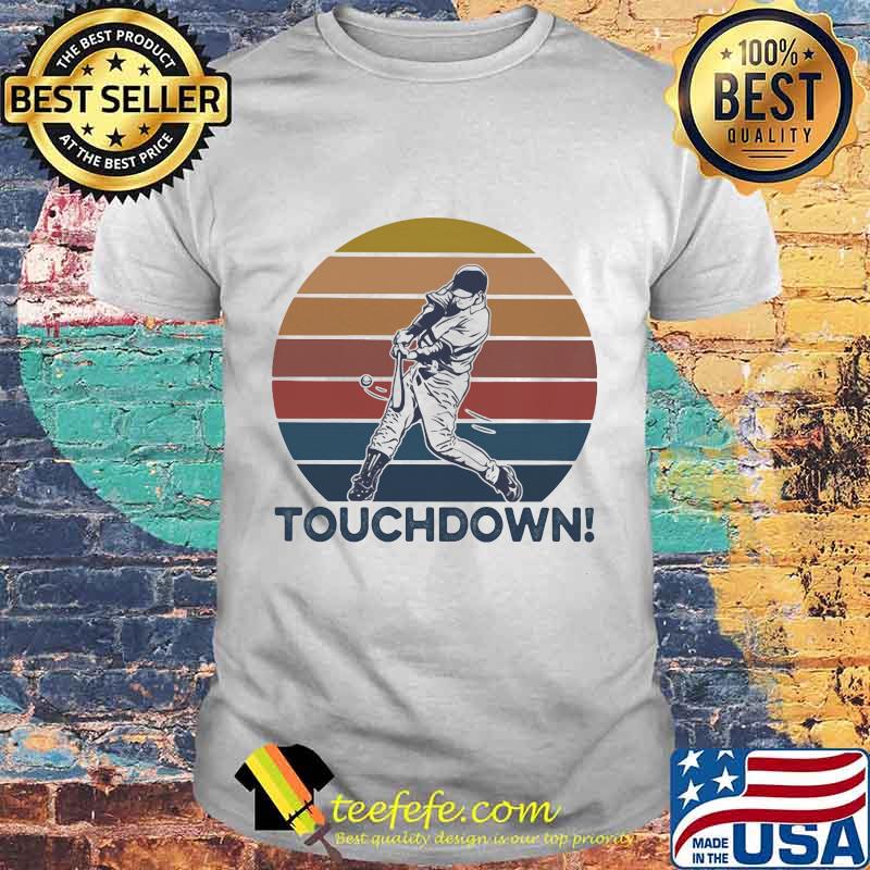 TOUCH DOWN! SOFT BALL VINTAGE RETRO SHIRT TOUCH DOWN! SOFT BALL VINTAGE RETRO SHIRT
