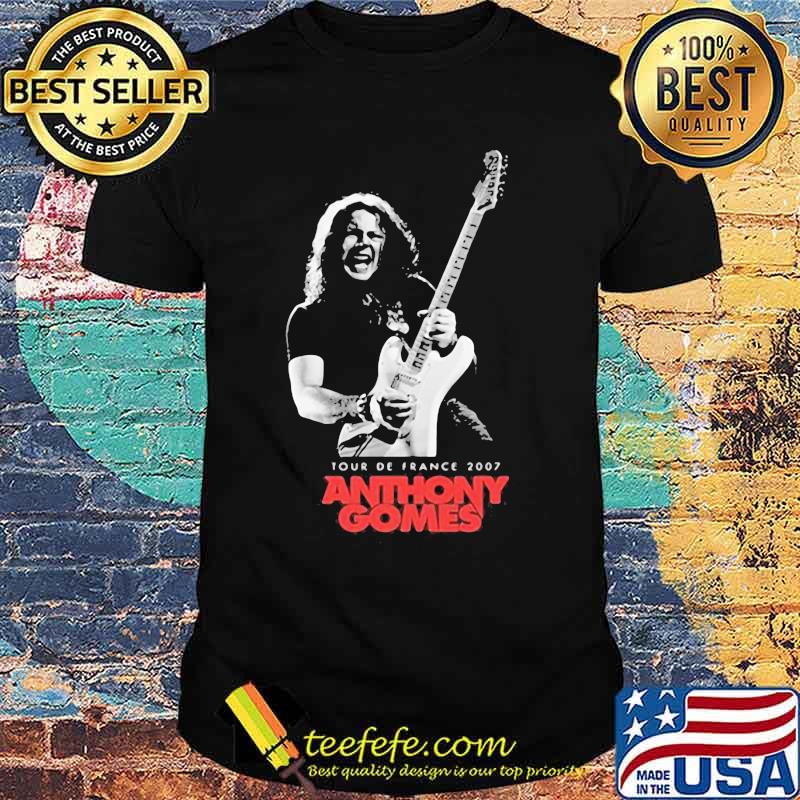 Tour de france 2007 anthony gomes guitar shirt Tour de france 2007 anthony gomes guitar shirt