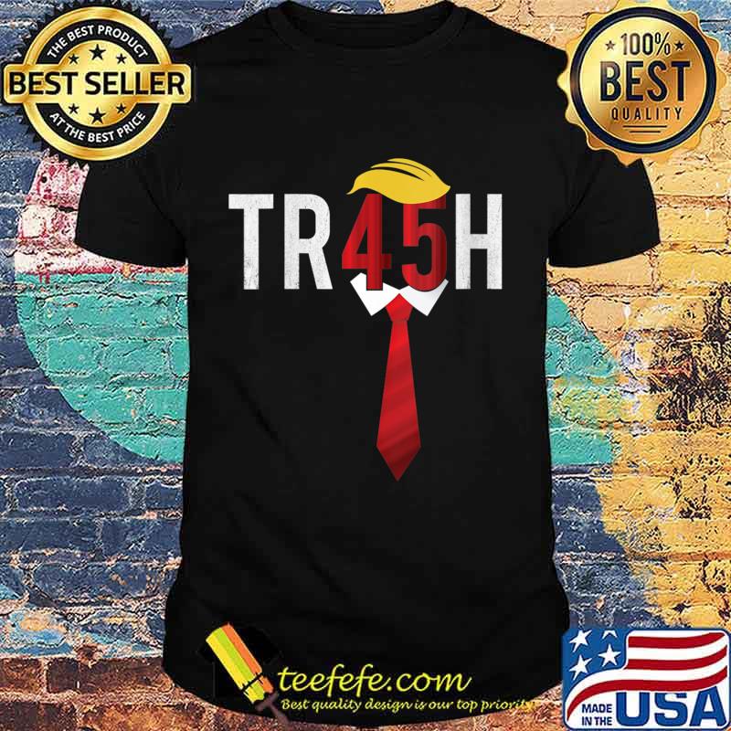 TR45H Vintage Trash 45 Anti Trump 8645 Shirt