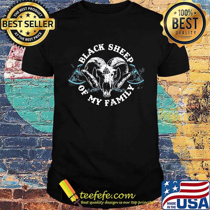 Triangle symbol black sheep of my family shirt