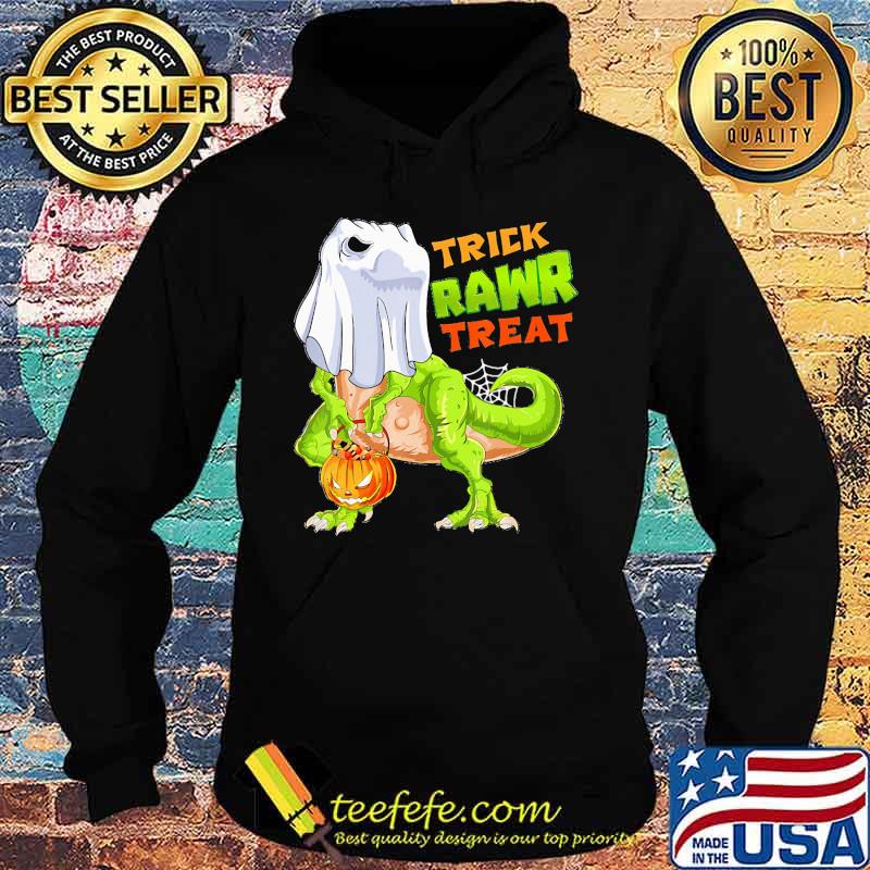 TRICK RAWR TREAT DINOSAUR PUMPKIN HALLOWEEN SHIRT Hoodie TRICK RAWR TREAT DINOSAUR PUMPKIN HALLOWEEN SHIRT Hoodie