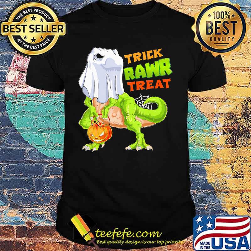 TRICK RAWR TREAT DINOSAUR PUMPKIN HALLOWEEN SHIRT TRICK RAWR TREAT DINOSAUR PUMPKIN HALLOWEEN SHIRT
