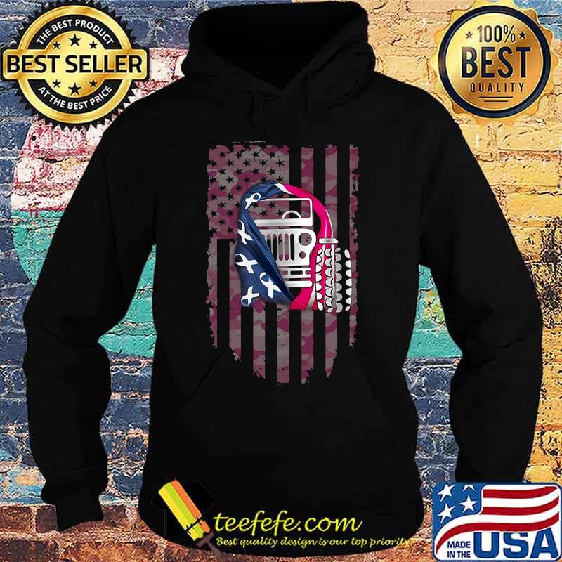 Truck cancer awareness american flag independence day s Hoodie Truck cancer awareness american flag independence day s Hoodie