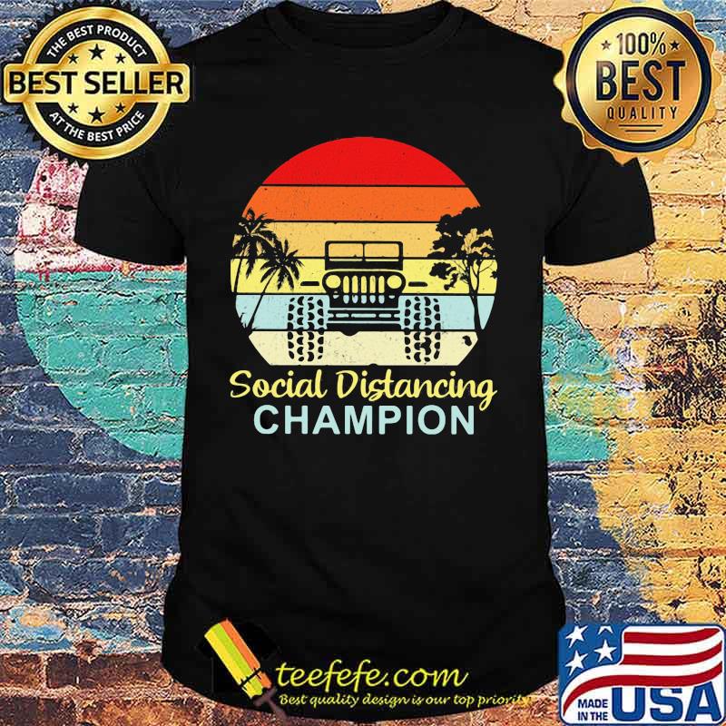 Truck Social Distancing Champion vintage retro shirt Truck Social Distancing Champion vintage retro shirt