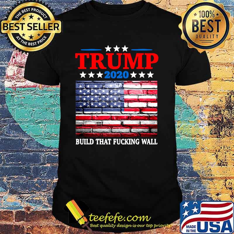 Trump 2020 american flag independence day shirt