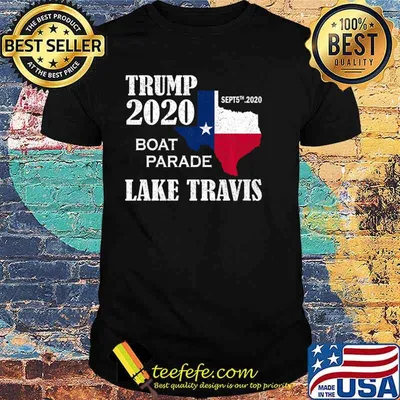 Trump Lake Travis 2020 Boat Parade Premium T-Shirt Copy