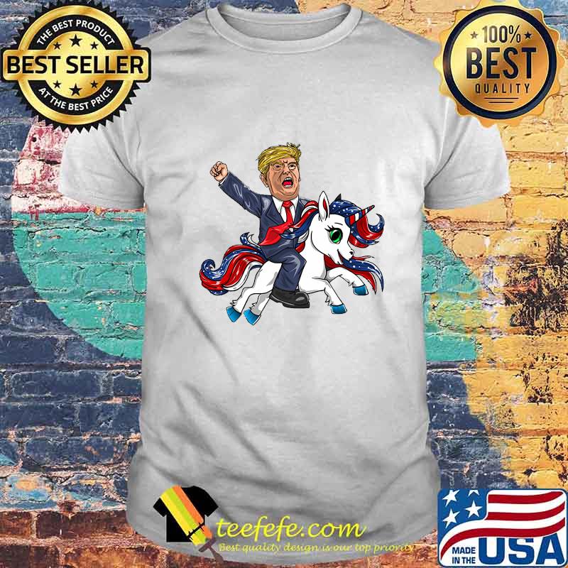 Trump Riding American Unicorn shirt