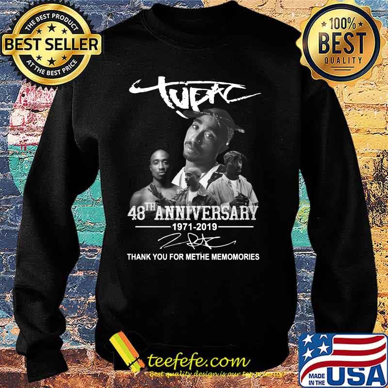Tupac 48th 1971 2020 thank you for the memories signatures s Sweater Tupac 48th 1971 2020 thank you for the memories signatures s Sweater