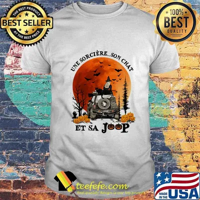 Une Sorciere Son Chat Et Sa Joop Halloween shirt