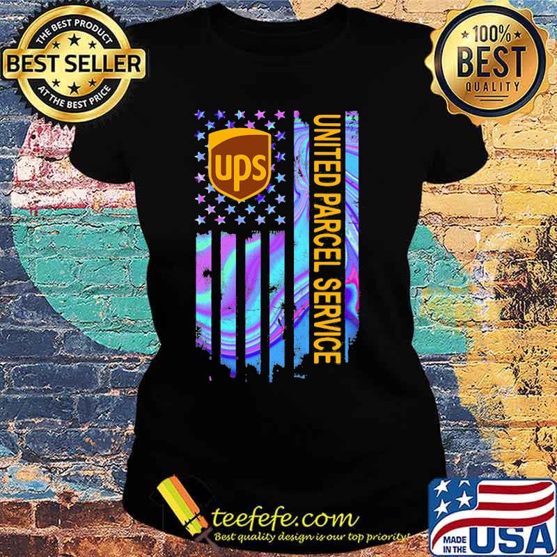 Ups united parcel service american flag independence day s Ladies tee Ups united parcel service american flag independence day s Ladies tee