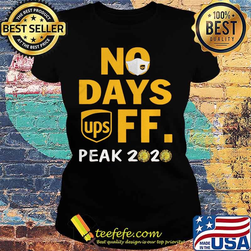 Usp logo mask no days off peak 2020 covid-19 s Ladies tee Usp logo mask no days off peak 2020 covid-19 s Ladies tee