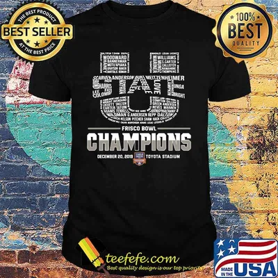 Utah state aggies frisco bowl champions 2019 shirt