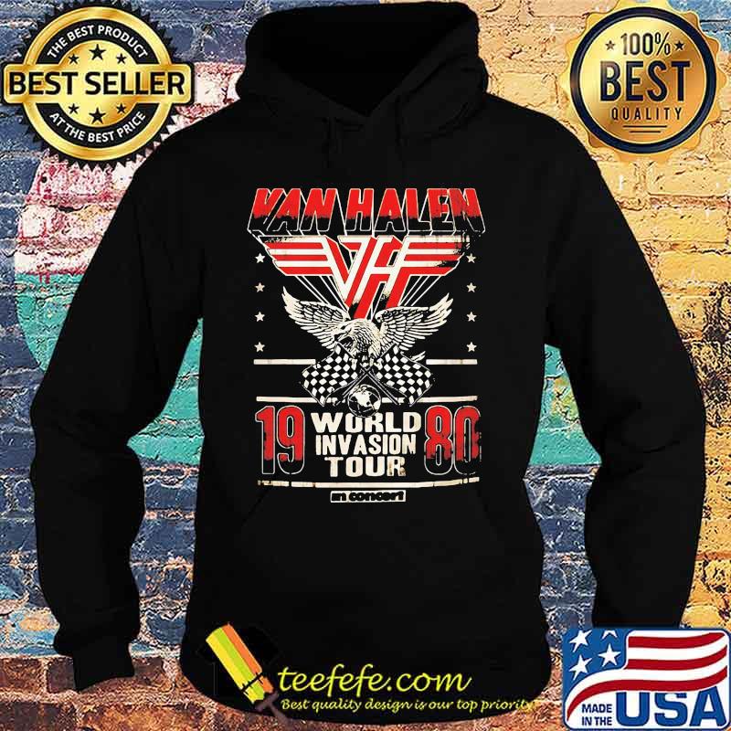 Van halen 1980 world invasion tour s Hoodie Van halen 1980 world invasion tour s Hoodie