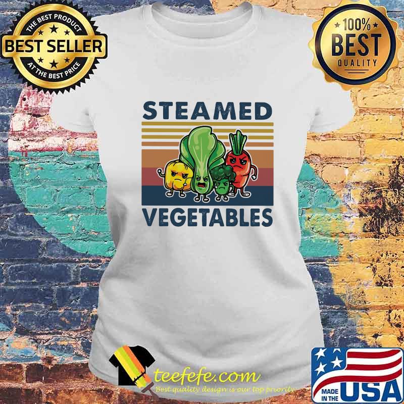 Vegan Steamed Vegetables Vintage retro s Laides tee Vegan Steamed Vegetables Vintage retro s Laides tee