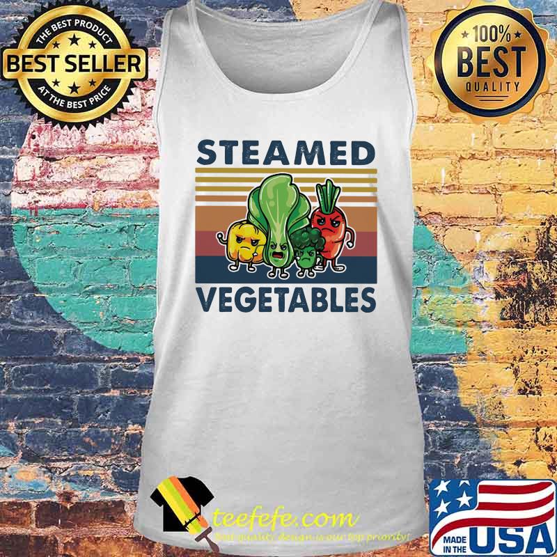Vegan Steamed Vegetables Vintage retro s Tank top Vegan Steamed Vegetables Vintage retro s Tank top