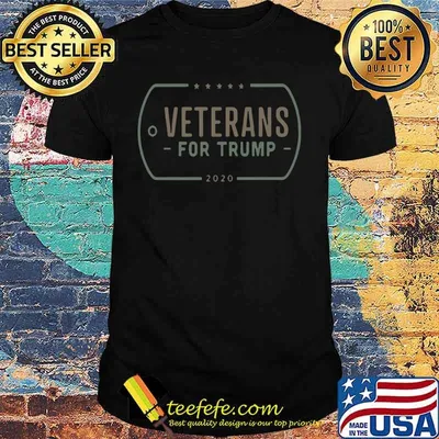 Veteran for trump 2020 shirt
