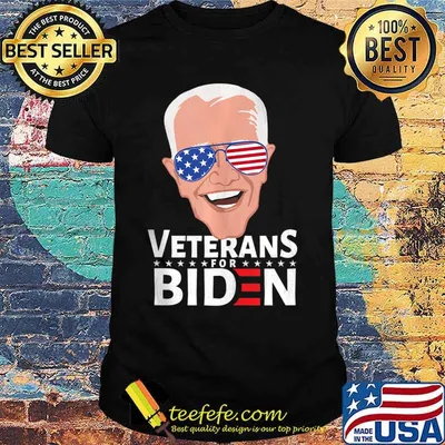 Veterans for Biden Harris 2020 Flag Sunglasses Tank Top