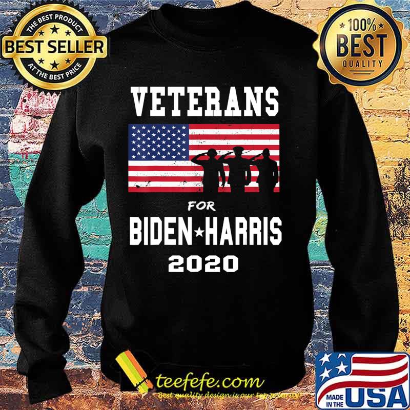 Veterans for Biden Harris 2020 Vote Joe Biden Kamala Harris T-Shirt Sweater Veterans for Biden Harris 2020 Vote Joe Biden Kamala Harris T-Shirt Sweater