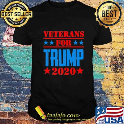 Veterans for donald trump 2020 stars shirt