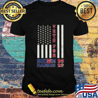 Vets For Biden Harris 2020 American Flag shirt
