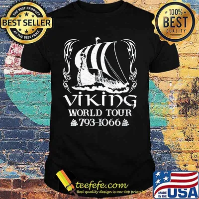 Viking world tour 793 1066 boat night shirt