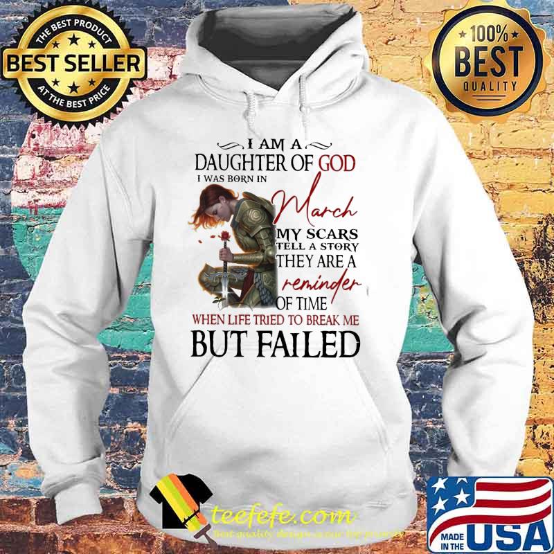 Vikings i am a daughter of god i was born in march my scars tell a story they are a reminder of time when life tried to break me but failed s Hoodie Vikings i am a daughter of god i was born in march my scars tell a story they are a reminder of time when life tried to break me but failed s Hoodie