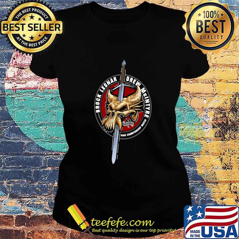 Vikings skull buffalo brock lesnar drew mcintyre s Ladies tee Vikings skull buffalo brock lesnar drew mcintyre s Ladies tee