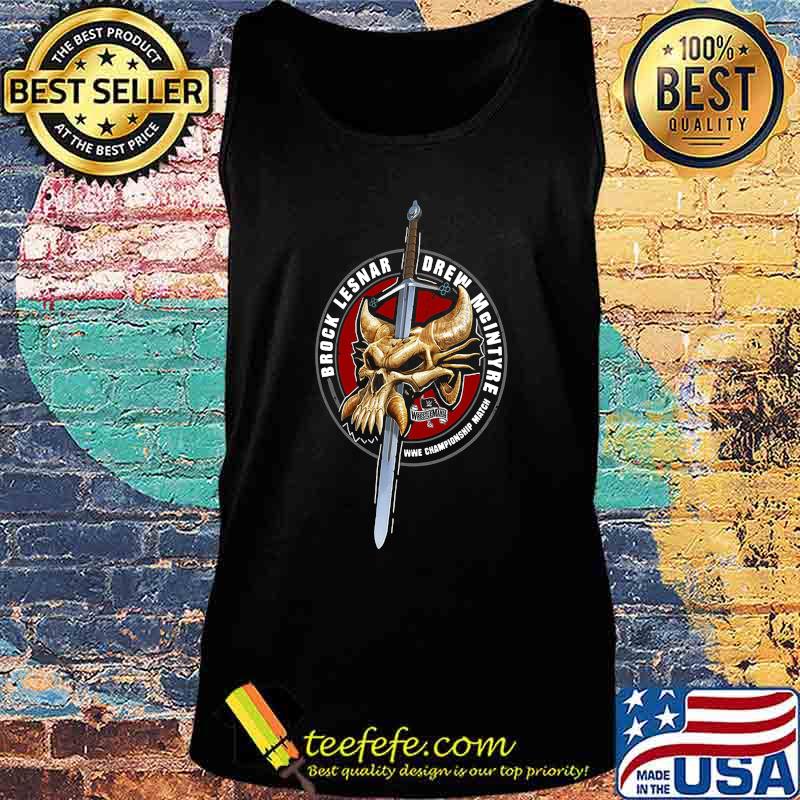 Vikings skull buffalo brock lesnar drew mcintyre s Tank top Vikings skull buffalo brock lesnar drew mcintyre s Tank top