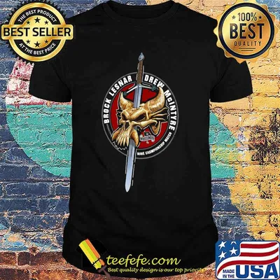 Vikings skull buffalo brock lesnar drew mcintyre shirt