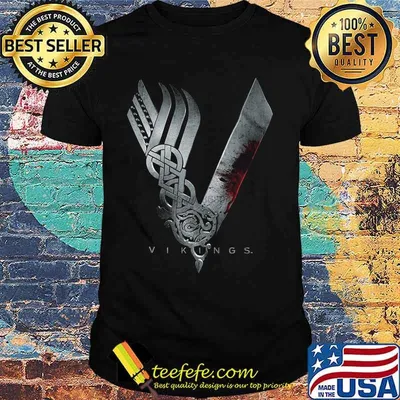 Vikings tv show logo shirt