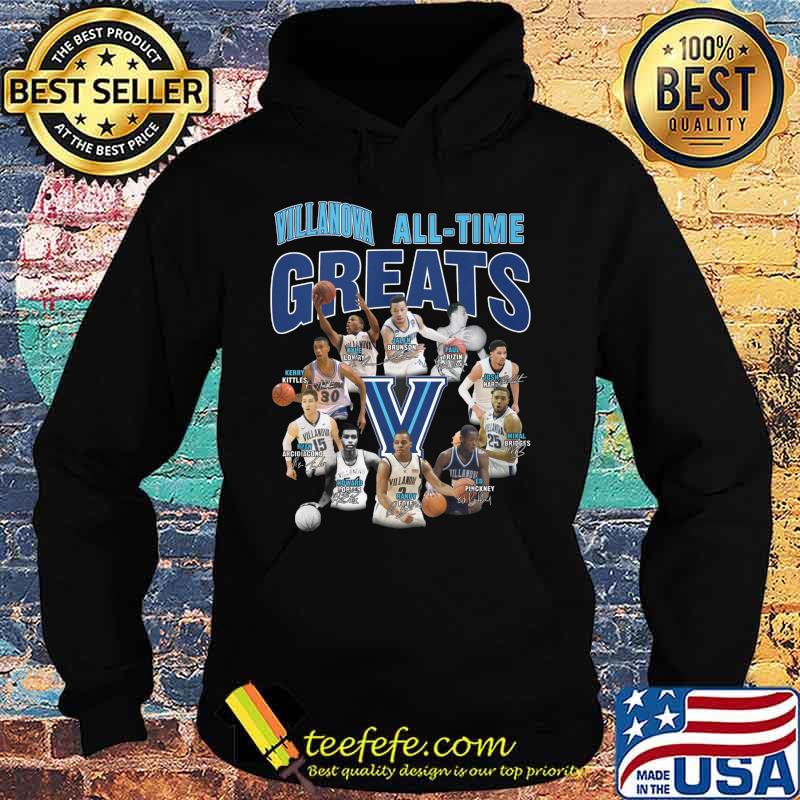 Villanova wildcats all time great signatures s Hoodie Villanova wildcats all time great signatures s Hoodie