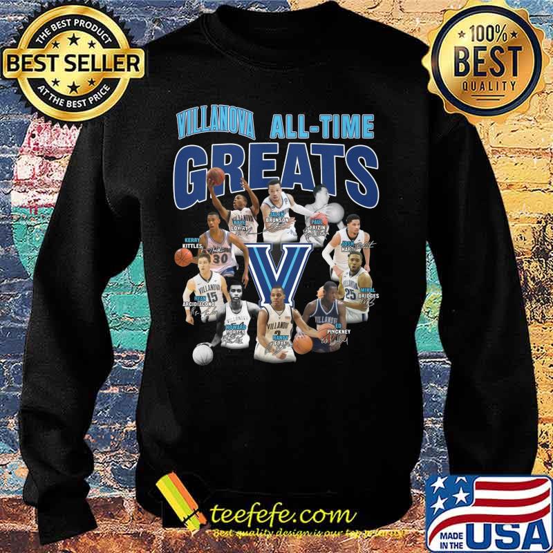 Villanova wildcats all time great signatures s Sweater Villanova wildcats all time great signatures s Sweater