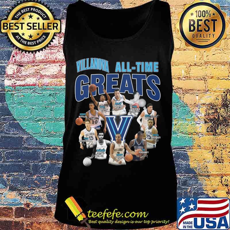 Villanova wildcats all time great signatures s Tank top Villanova wildcats all time great signatures s Tank top